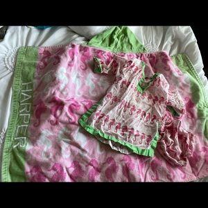 Harper Pottery barn kids towel and coverup